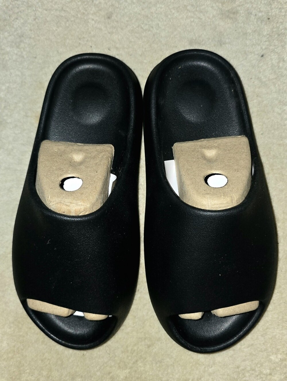 Men's Black Slide Sandals - YS-01